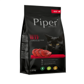Суха Храна Piper Cat Beef  - За Котки Над 12 Месеца, с Прясно Говеждо Месо 